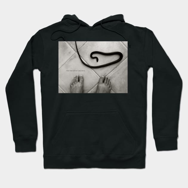 Snake Amazing Barefoot Photography Hoodie by PlanetMonkey